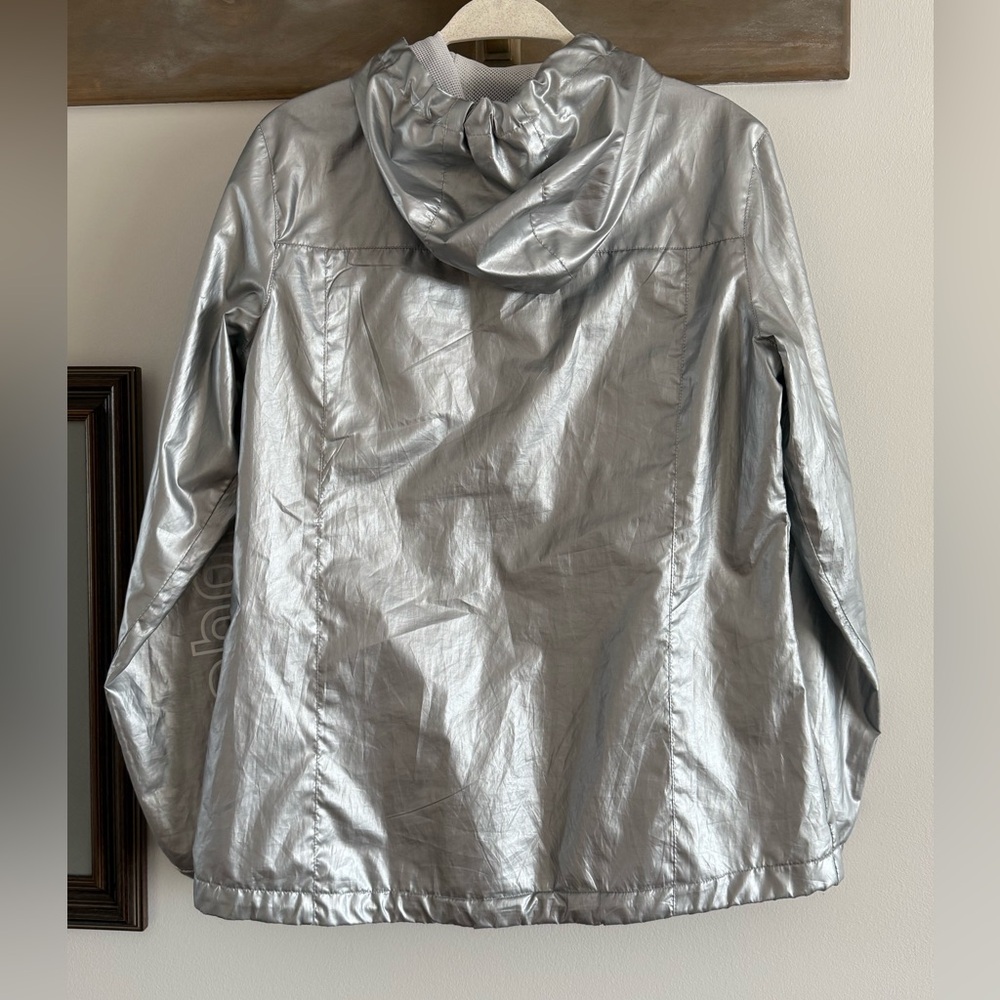 Reebok Metallic Silver Pullover Jacket - image 2
